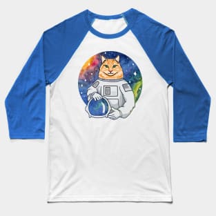 Catstronaut Cat Astronaut Baseball T-Shirt